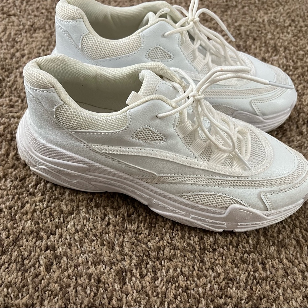White Athletic Sneakers